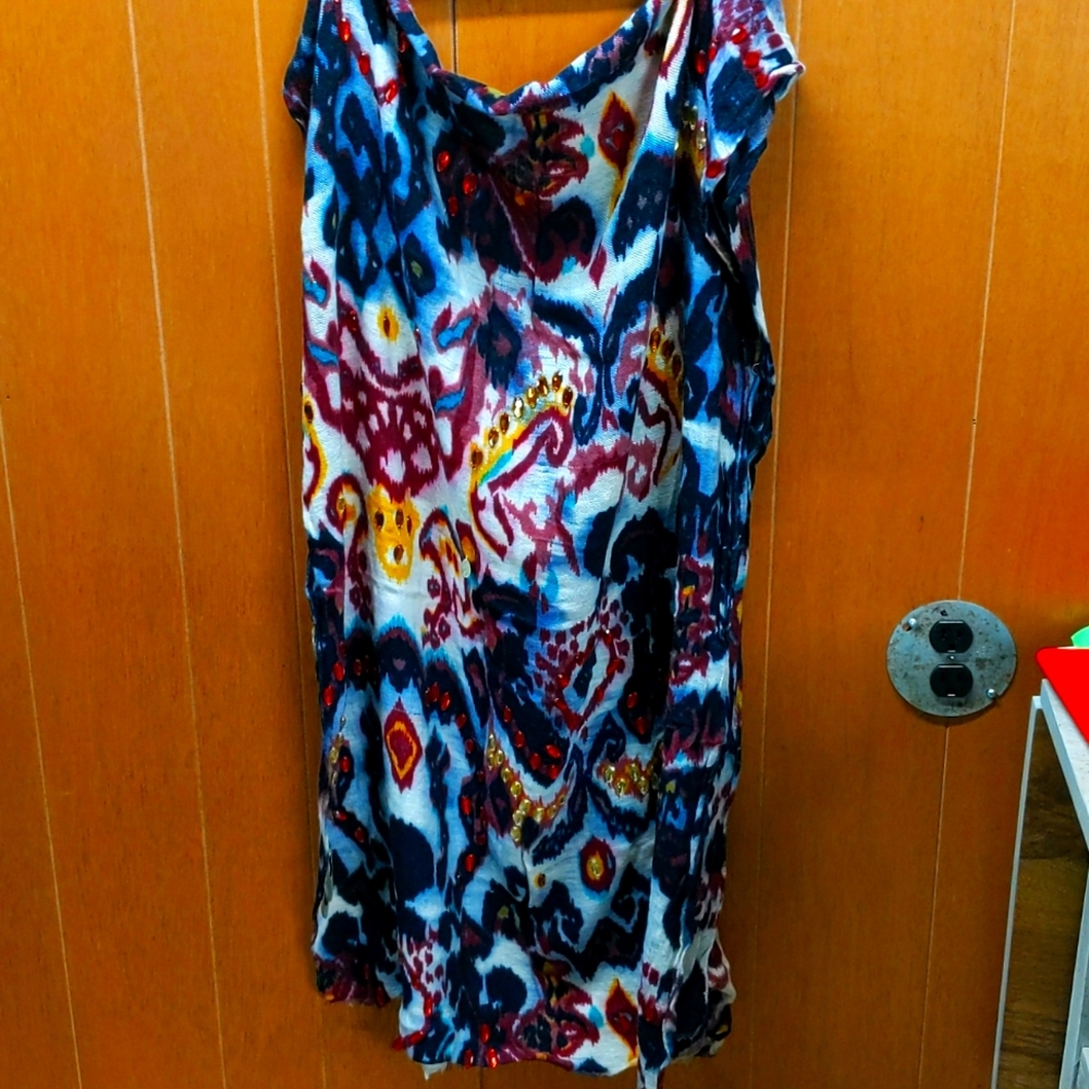 Anthropologie crystal scarf
